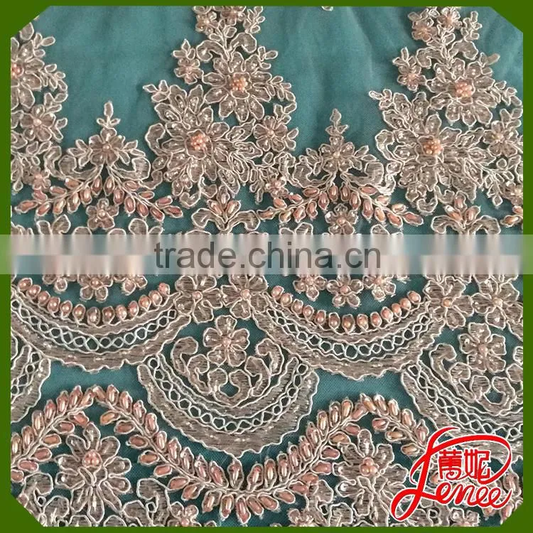 LATEST COLORFUL & FASHIONABLE DESIGN EMBROIDERY FABRIC WHOLESALE
