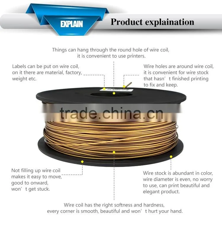 3d printer pen filament ,1.75mm/3.0mm filament