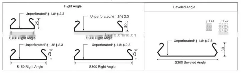 Wooden Grain Windproof S - shaped Interior Aluminum Ceiling Integrated Linear Ceiling