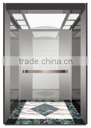 Commercial Elevator Residential Elevator with Handrai l & Marble Floor