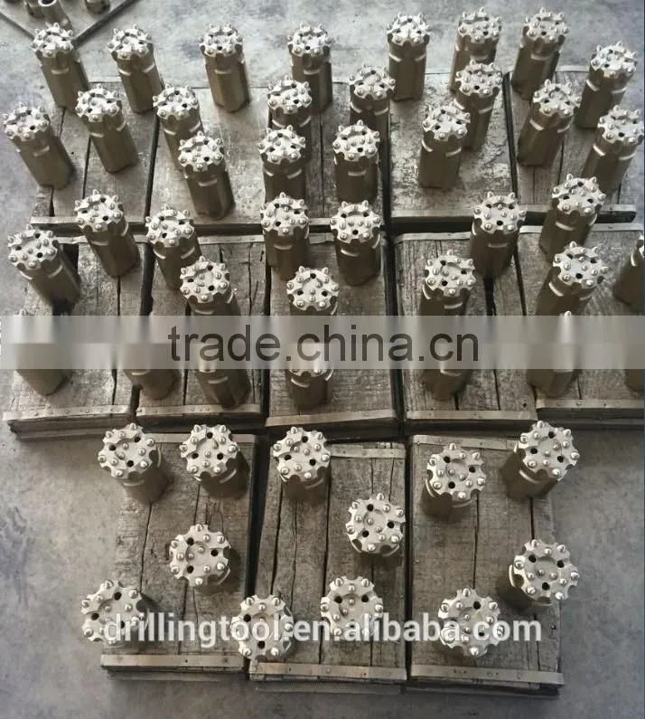 T45 102mm 89mm Tungsten Carbide Spherical Hard Rock Drilling Bit