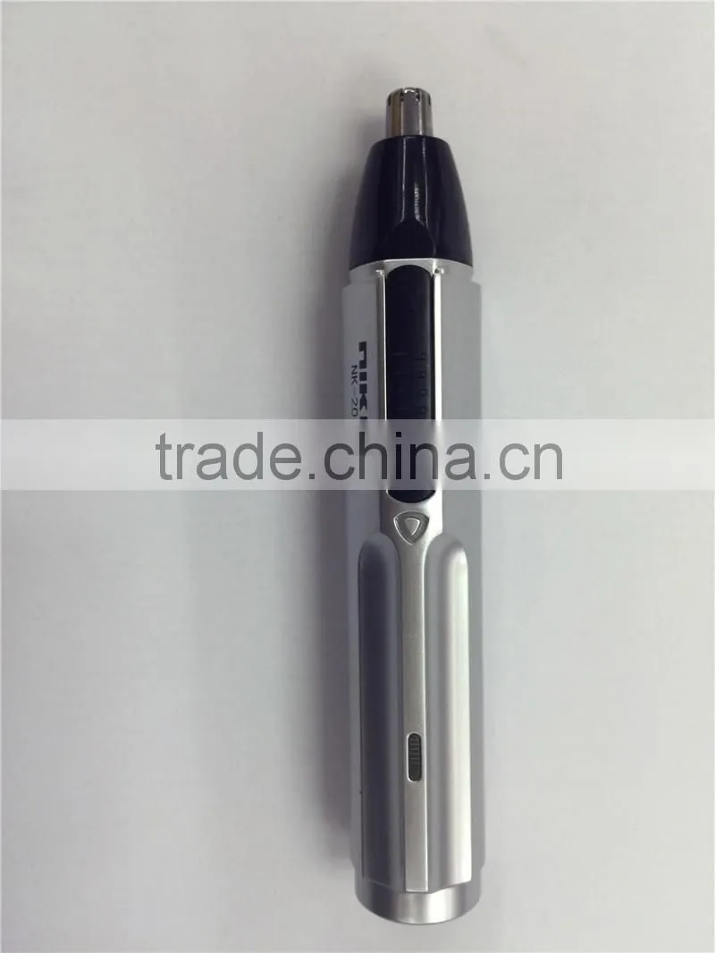 2 in 1 rechargeable manual electric nose hair trimmer corded