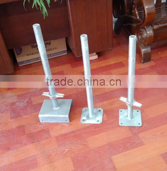 Adj. Base jack scaffolding parts screw jack plate