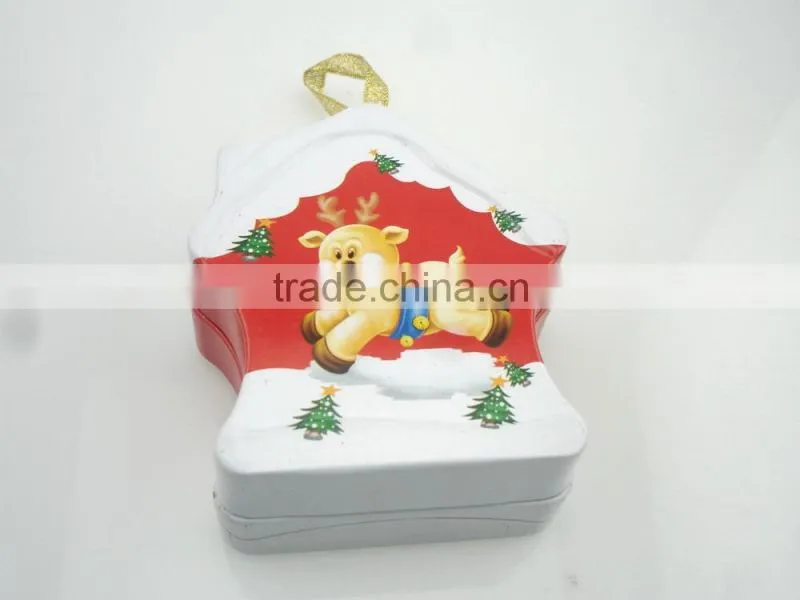 Special shape tin box Christmas gift tin box