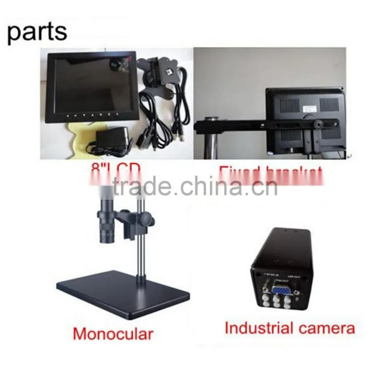 Digital microscope with LCD screen