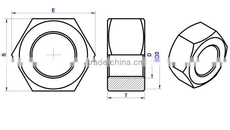 Brass Bolt and Nut