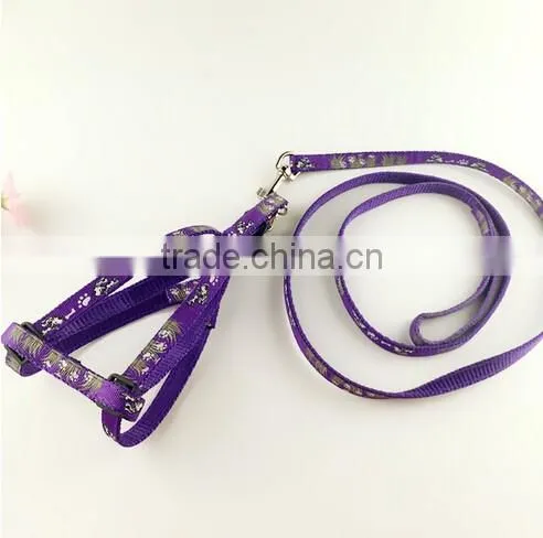 Training Dog Pet Puppy Cat Adjustable Nylon Harness Lead leash Traction rope