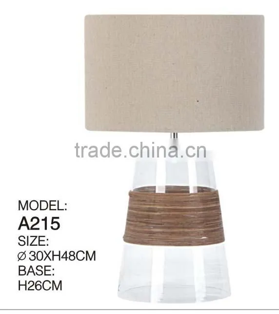 new glass table lamp