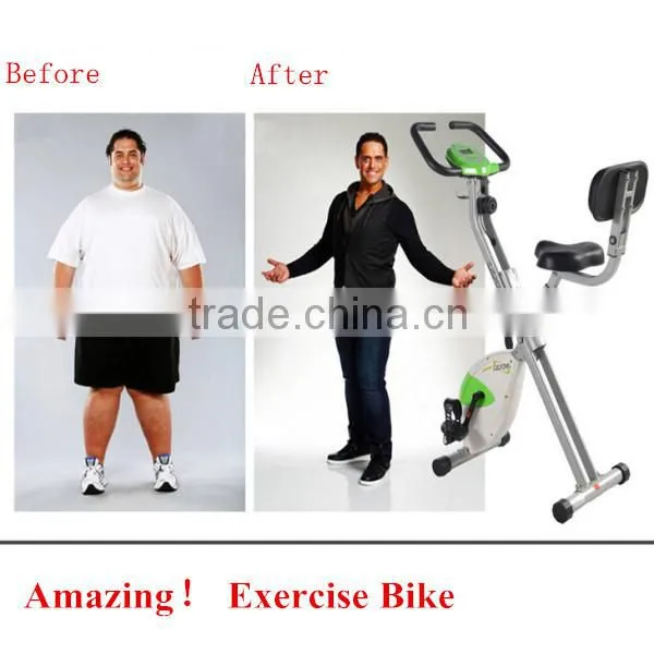 The new item Luxury home gym fitness equipment spin bike with backrest
