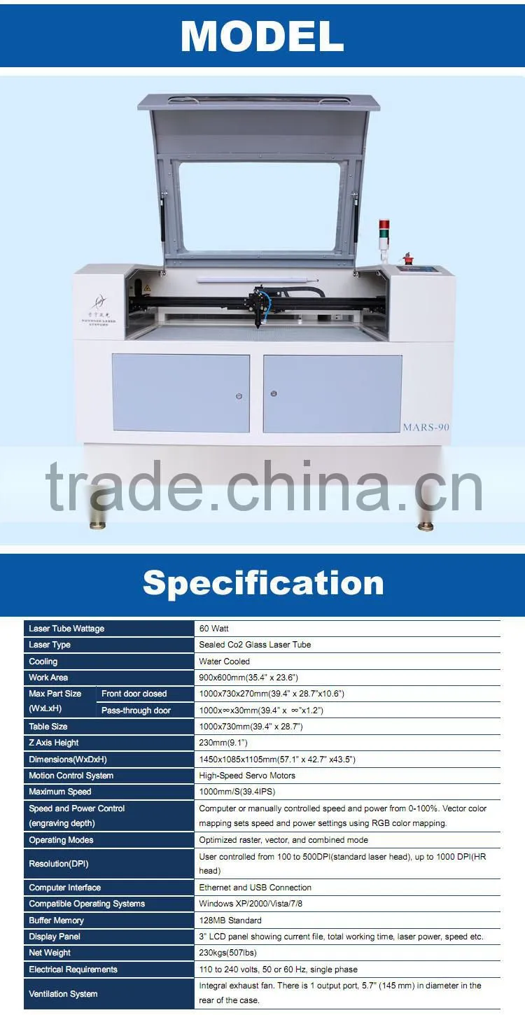 paper laser cutter, dog tag engraving machine, laser key cutting machine Thunder Laser Mars 90