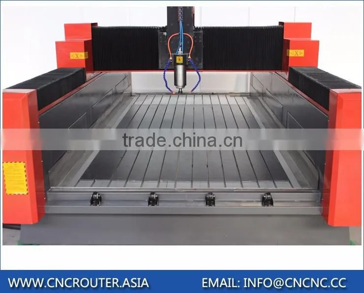 Heavy Duty 4 Axis Metal Wood Stone Carving CNC Router Engraving Machine ZK-1325 1300*2500mm With 600mm Z Height Computer Control