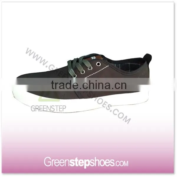 Black pu upper leisure men sneakers