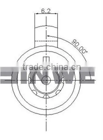 High security round key cylinder