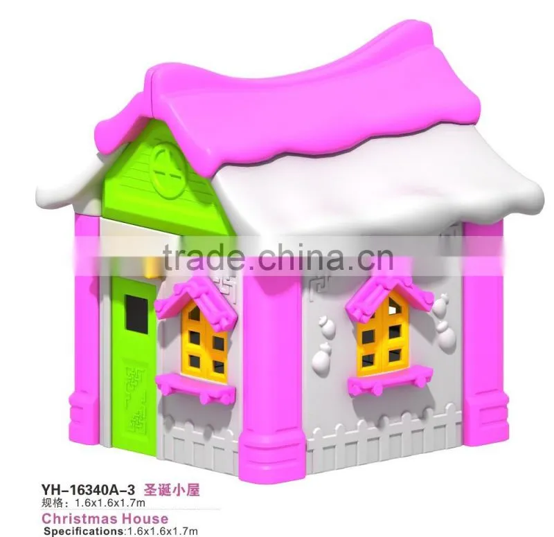Best quality children plastic outdoor playground houses
