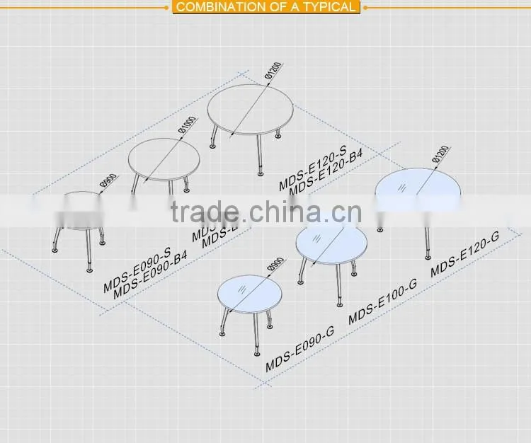 Brand new 2016 high quality modern round office desk for wholesales