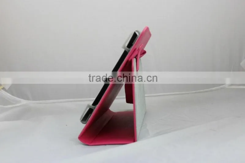 2015 hot sale genuine leather tablet phone case PU cheap tablet phone cover