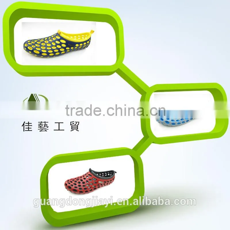 2016 Brand Men Casual PVC Garden Shoes Summer Clogs Sandals Warrior Hole