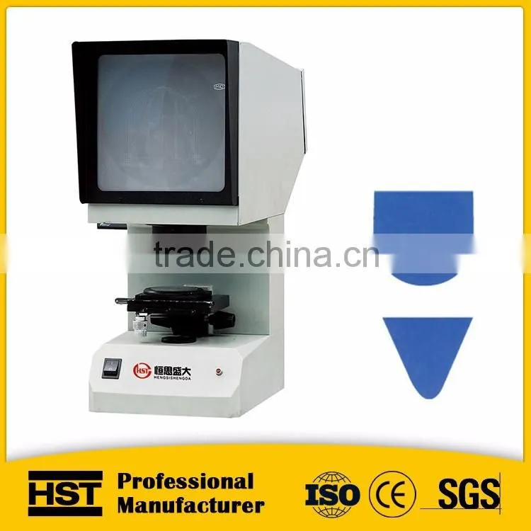 impact specimen notch profile projector with CE approval