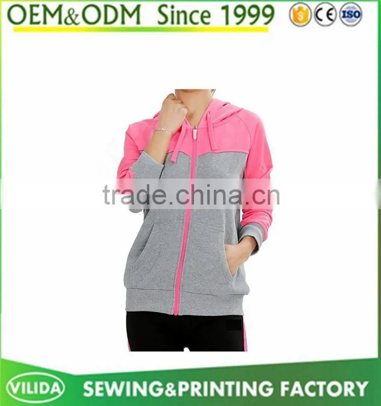 Korean version popular trend slim fit extra long stand collar hoodies coat