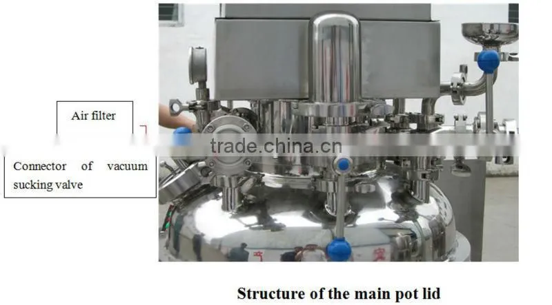 High Quality Tomato Paste Mixing Equipment Vacuum Emulsifying Machine