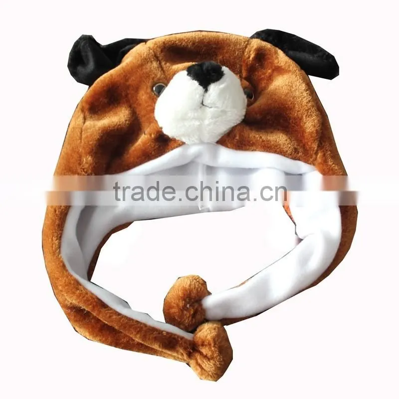 Cut plush Child hat for winter