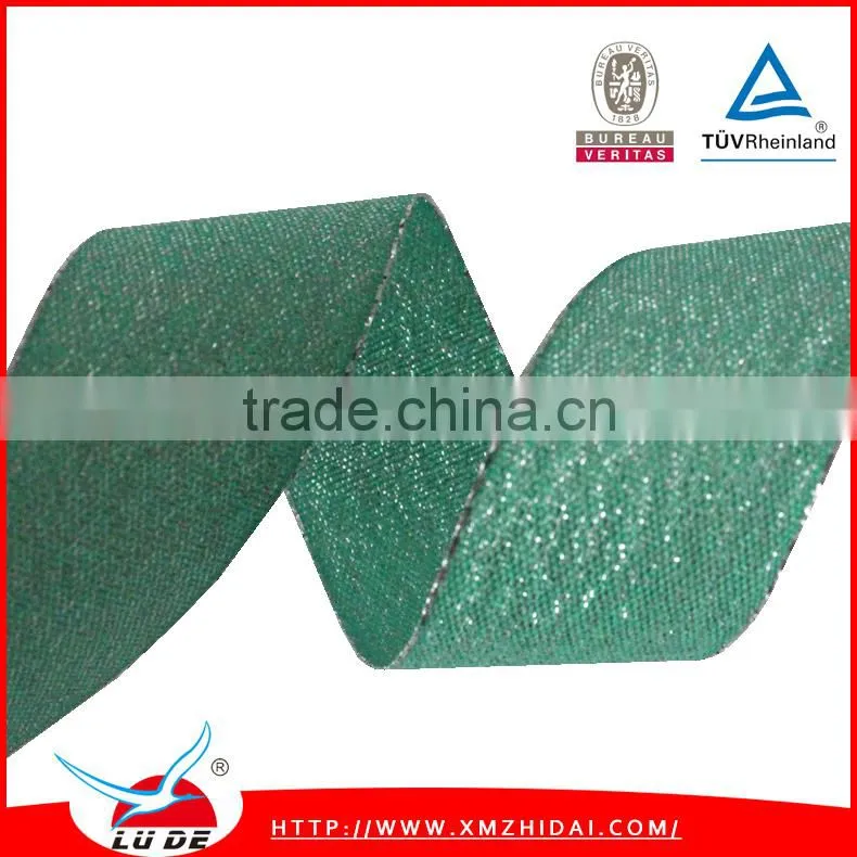 2015High quality Direct Manufacturer glitter christmas ribbon