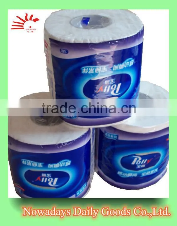 125g virgin wood pulp 3 ply toilet paper rolls