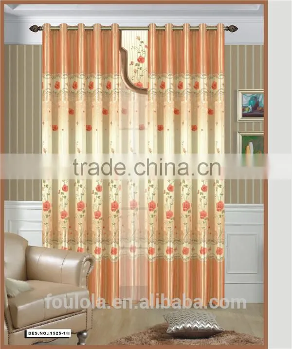 Made in China blackout printed fashion fabirc fashion curtain fabric