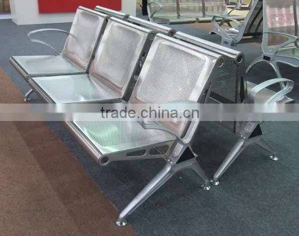 Four Seats 201 stainless steel airport link chair