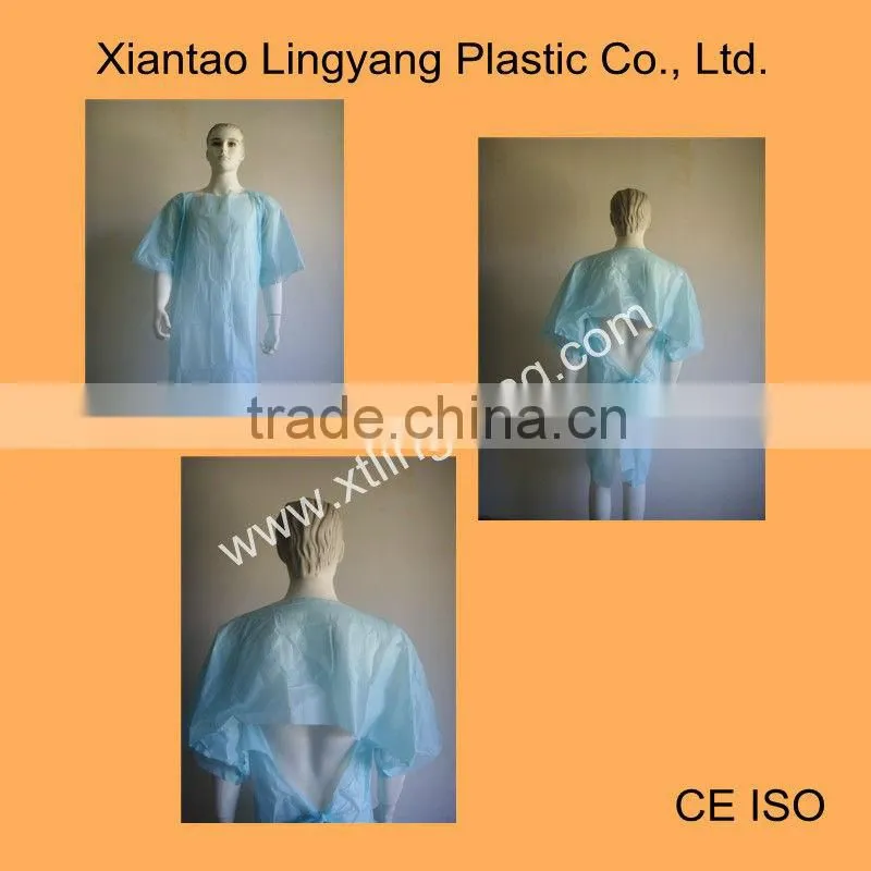 Thumb Hole Isolation Gown CPE