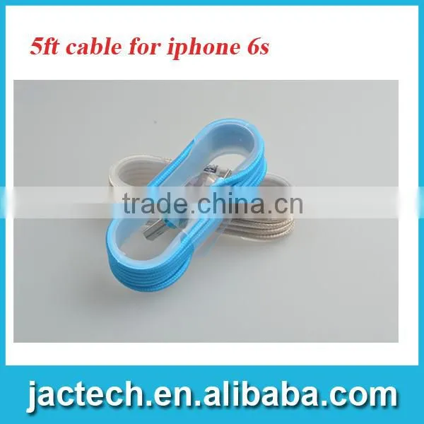 durable fabric charger cable for iphone 6 6s