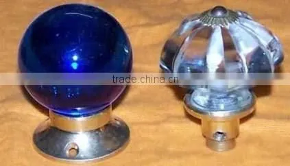 Glass door knobs and door handle