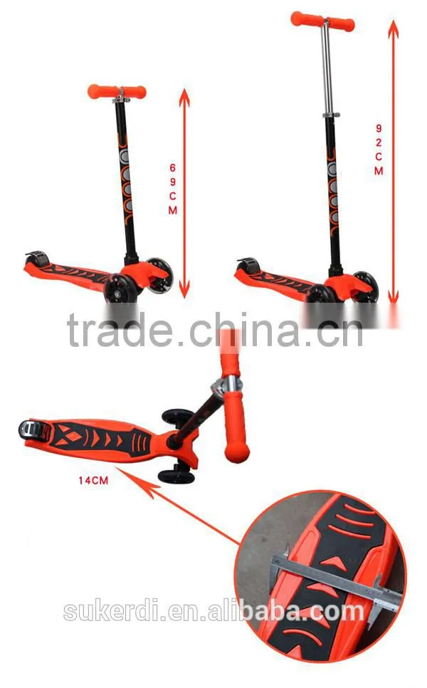 CE SGS certificated aluminum 4 wheel scooter v scooter