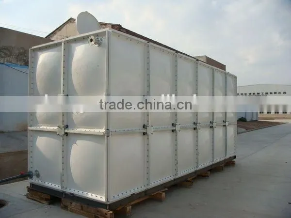 Large Volume SMC FRP Reinforced Plastic water tank Price