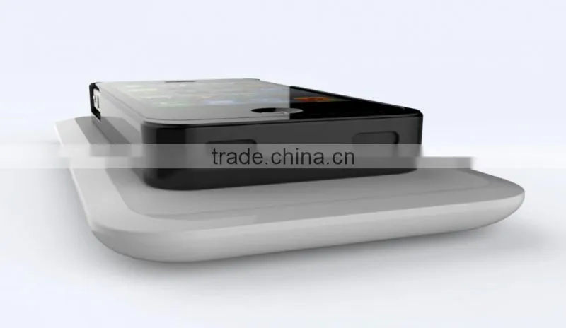 QI standard wireless charging phone cover case receiver for iphone4/4s