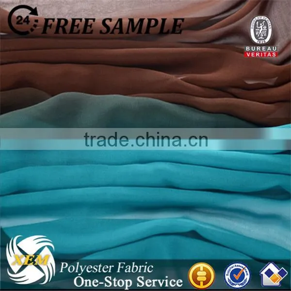 75D 100%polyester chiffon tops wholesale fabric