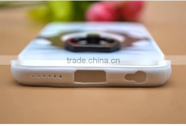 Lovely Wholesale TPU+PC 2-in-1 Material Hybrid Pattern Phone Case Ring Bracbet For iPhone 6s/6s Plus