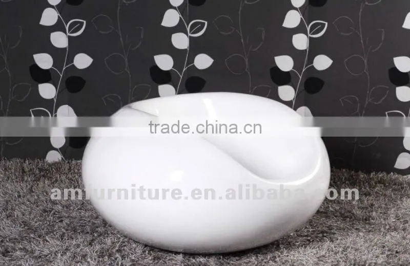 Wholesale high gloss swing fiberglass cocking chair salon stool