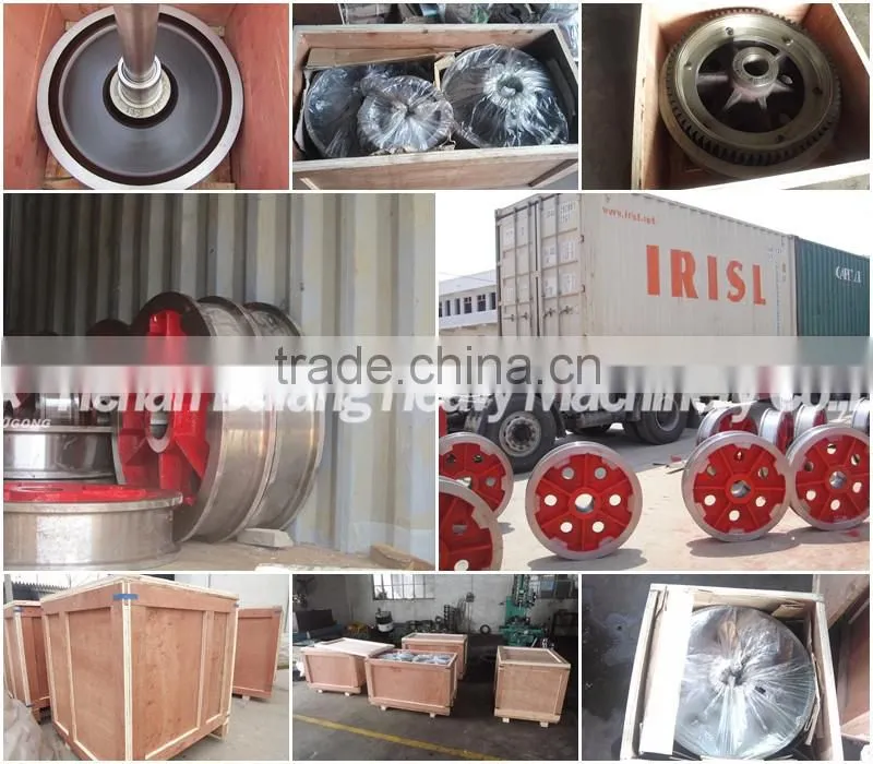Hot Sale Steel Crane Trolley Wheel in Casting and Forging