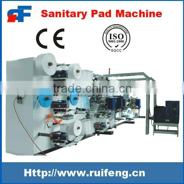 Good 2014 New Market Items RF-HFA Full Auto Sanitary Pads Production Machines