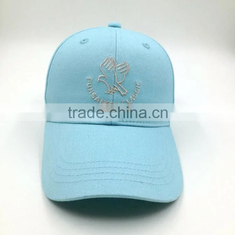 Customized 6 panel 3D Embroidered Baseball Cap manufacture