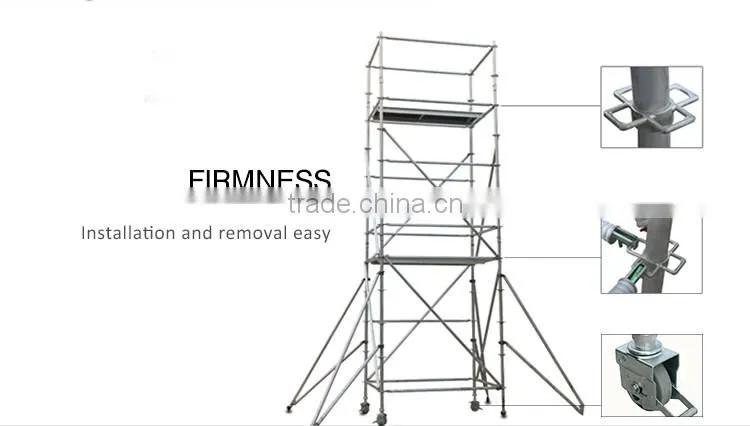 Four-way cheap light galvanized scaffolding leg in myanmar