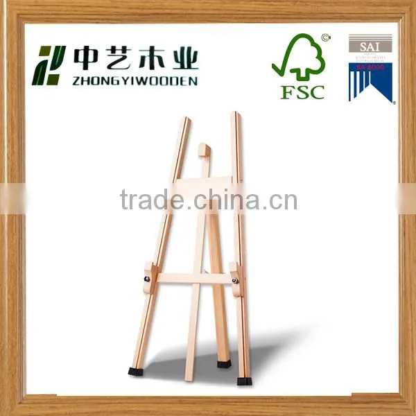 Artist studio portable easel folding tripod wooden painting stand
