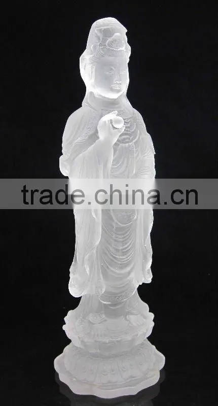 WF054 crystal buddha statue of Guanyin