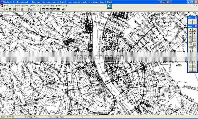 Brazil vector digital mapinfo map