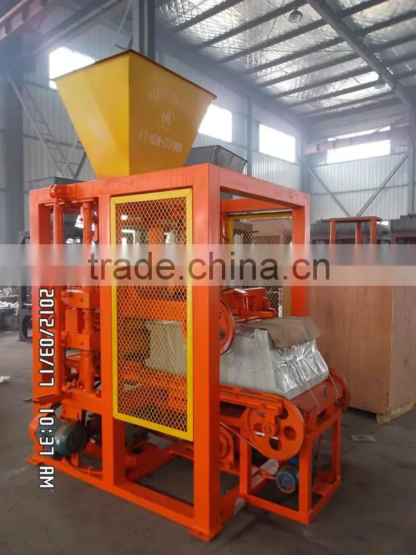 Hot selling cheap 4-25 cement block machine for small business