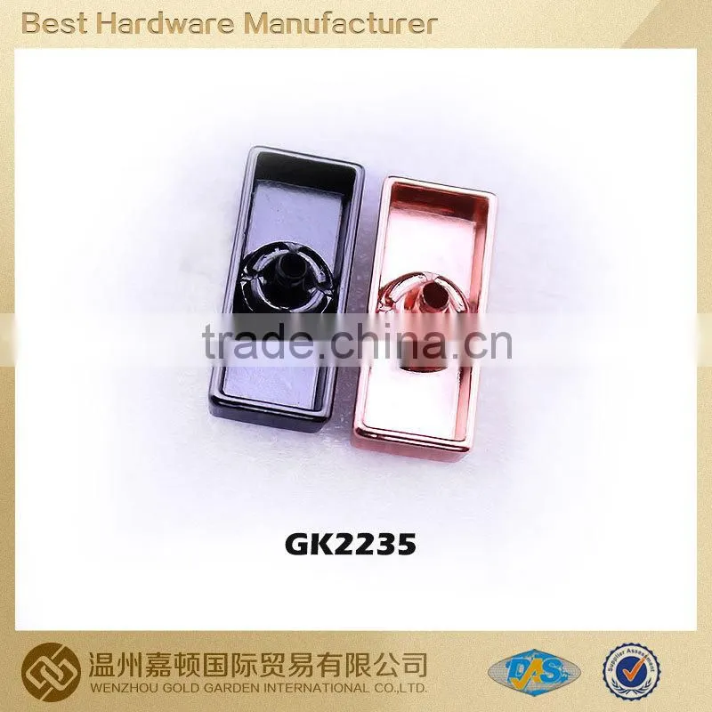 Fahion Square Button Cap/ Alloy-made for garment coat, various designs customized
