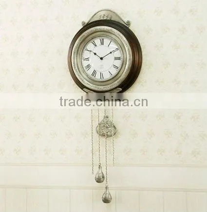 Wood wall clock