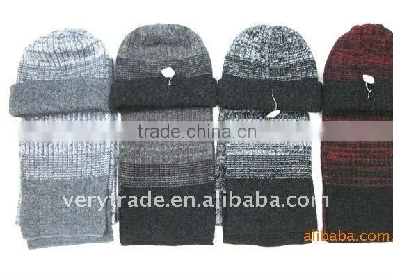 men's knitted hat,neckcloth,neckerchief,scarf