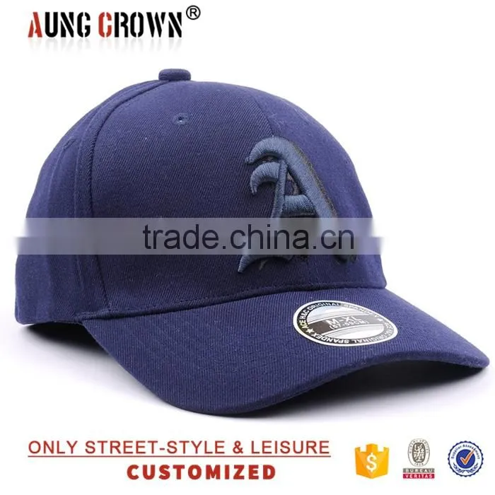 6 panel embroidery baseball cap custom logo